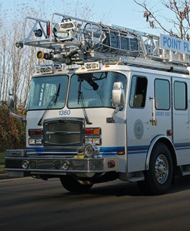 Ladder 1360 on the road in Point Pleasant livery